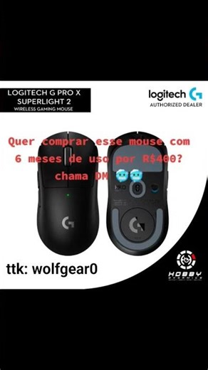 Mouse Sem Fio G pro X superlight #setup #mouse #logitech