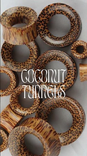 Coconut Tunnel Gauged Plugs