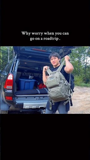 Car camping in my toyota 4runner 🏕️ #motivation #aesthetic #campfire #4runner