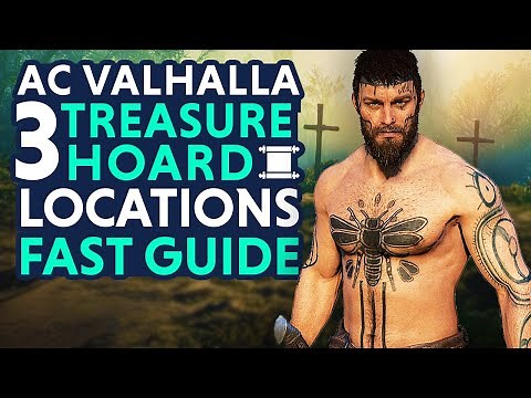 ALL 3 Treasure Hoard Map Locations - Assassin's Creed Siege of Paris (AC Valhalla Siege of Paris)