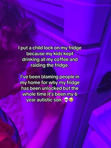 #AutismAwareness #autism #autismwomen #autismacceptance #autismmom #fridge #fridgelock | Kary Bauer