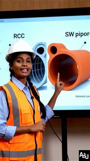 Underground sewage aur drainage ke liye kaunsa pipe best hota hai – DWC, RCC, DI ya SW #short