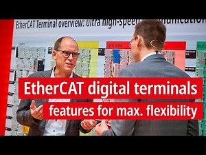 EtherCAT digital terminals: Tried-and-tested features for maximum flexibility