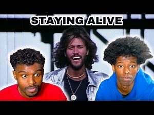 FIRST REACTION -- Bee Gees - Stayin' Alive (Official Video)