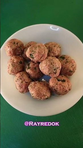 Apu'a Meat, Paraguayan recipe. (Beef meatballs) | Rayredok #57