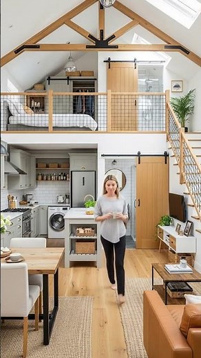 Modern Farmhouse Loft Tour | Sage‑Green Kitchen Design Ideas