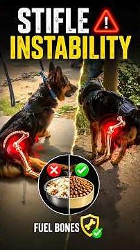 German Shepherd Bone Disorder | Stifle Instability & Nerve Injury | Why Balanced Nutrition Matters