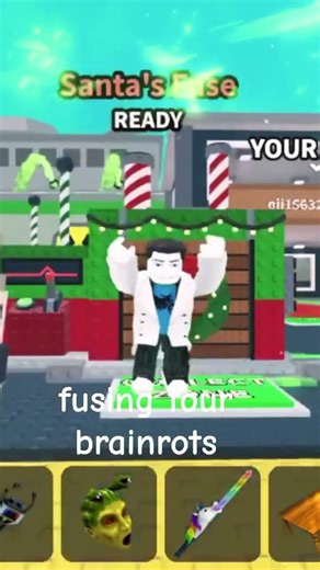 fusing four brainrots #roblox #fusing