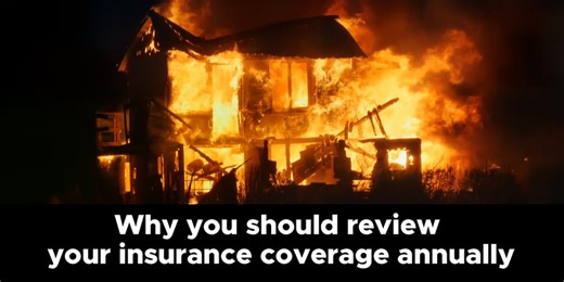 Why you should review your insurance coverage annually