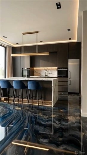 🔥 Kitchen Selected — Luxury Epoxy Transformation Begins #architecturalvisualization #luxuryinterior