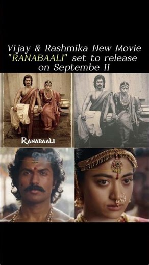 Vijay & Rashmika New Movie "RANABAALI" set to release on Septembe 11