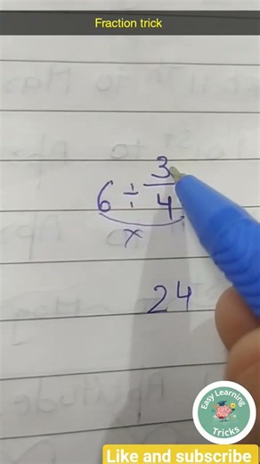 Fraction Trick Solve in Seconds | Easy Math Shortcut✍️
