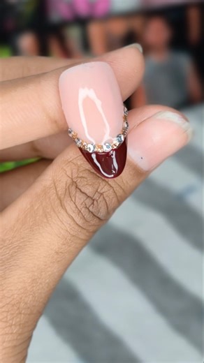 Red bridal nail art 👰‍♀️✨🌸#shortsfeed #explore #viral #bridalnailart #song #trending #tutorial #like