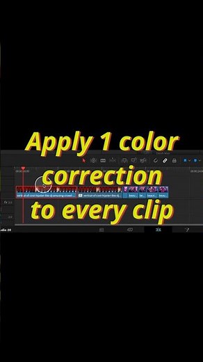 Match Colors Across Every Clip at Once #davinciresolve #colorgrading #tutorial