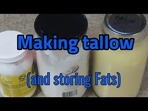 Making Tallow (and storing fats)