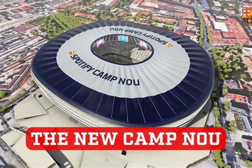 FC Barcelona reveals Camp Nou's spectacular new design, Will it be ready for the World Cup?