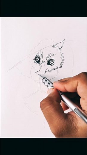 Inosuke Sketch ✨🔥 | Speed Drawing | Demon Slayer #drawing #demonslayer #art #anime #sketch #shots