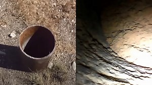 Man drops GoPro 1,000ft into 'deepest hole in the world' to see what's at the bottom