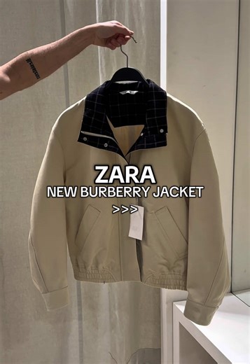 NEW CLEAN BURBERRY JACKET FROM @ZARA #fyp #zara #mensfashion #burberry #fashion @Numeris