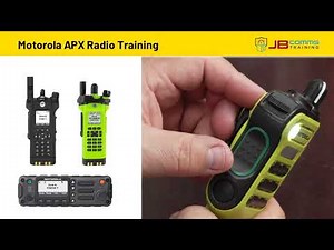 Motorola APX 8000 and APX 8500 Radio Training – Lesson 1 (Official Course Sample)