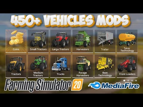 450+ Mods In Farming Simulator 20 || Farming simulator 20 Map Mod Link || Fs20 Apk v 0.0.0.86