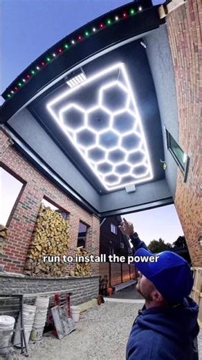 CRAZY lighting renovation for a carport home renovation!