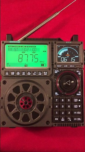 Raddy RF919 Multi-Band Shortwave SSB Radio 87.75MHz WRME-LP MeTV Chicago USA