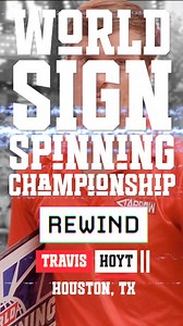 The World Sign Spinning Championship is on the horizon! Let's begin the journey to WSSC by rewinding some of the best moments from previous competitions. Is sign spinning the next Olympic event? #competition #signspinner #dance #martialarts #art #gymnastics | AArrow Sign Spinners