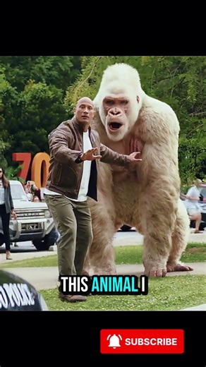 George escapes his enclosure after mutating | Rampage (2018) #shorts #monster #rampage