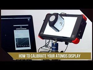 Atomos display calibration