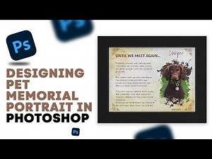 How to Create Pet Memorial Portrait In Photoshop