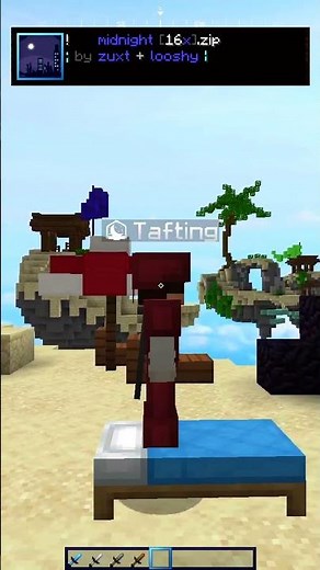 The BEST 16x TEXTURE PACK in BEDWARS HYPIXEL ? Midnight 16x (FPS Boost) #shorts