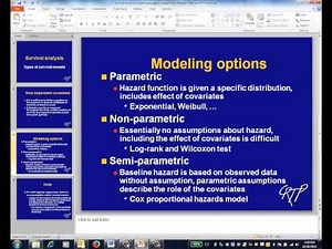 survival analysis: types of survival models