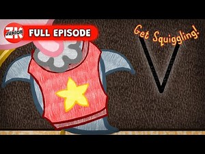 Letter V 🖍️ | Get Squiggling Letters | Full Episode