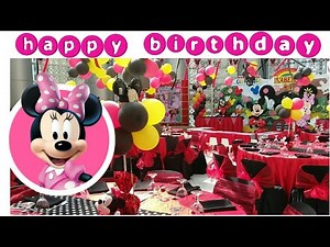 MINNIE MOUSE THEMED BIRTHDAY PARTY