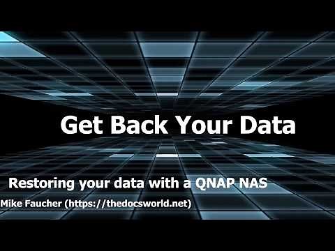 Restoring Data on your QNAP NAS