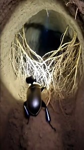 POV: You Are a Dung Beetle Rolling Through the Underground World