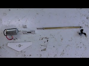 Τοποθέτηση άξονα τηλεκατευθυνόμενου σκάφους