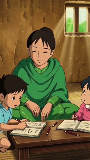 ami helping in homework #ai #ghibli #viral