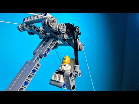The Ultimate Lego Ski Lift: Satisfying To Watch and Build