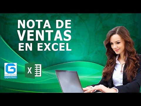 Create a sales note in Excel