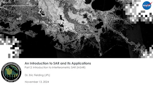 Part2 Introduction to Interferometric SAR (InSAR)