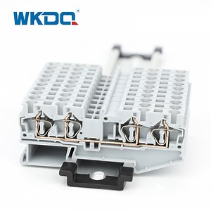 [Hot Item] Rail Mounted 4 mm Spring Connection Terminal Block