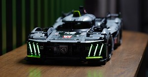 LEGO debuts new 1,800-piece Technic Peugeot 9X8 hypercar with glow-in-the-dark headlights
