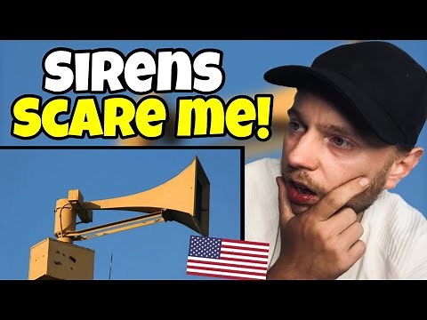 Brit Reacts to American Tornado Sirens Are SCARY!