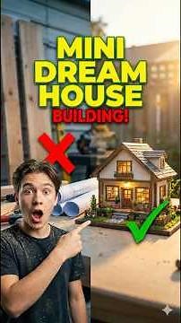 “Construcción de una Casa en Miniatura con Ladrillos | Proyecto Realista Paso a Paso”