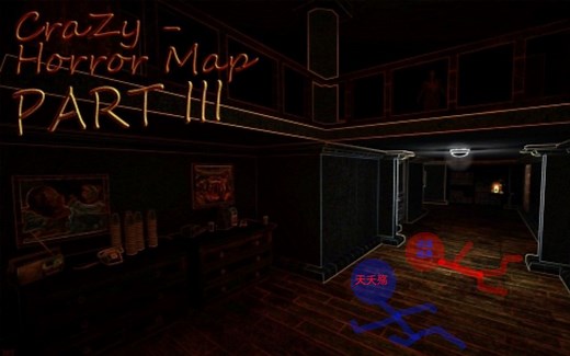 【CSGO】恐怖地图CraZy Horror Map - Part 3!（一个包含寂静岭pt、我的世界等多种元素的恐怖地图）