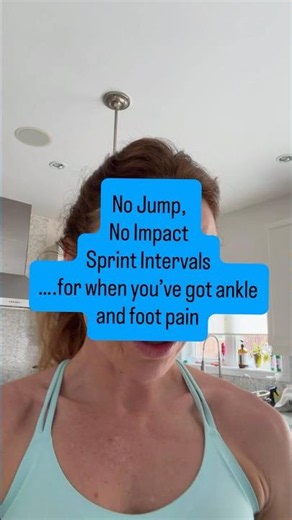 No-Jump Sprint Intervals (SIT) That Actually Work #perimenopause #menopausefitness