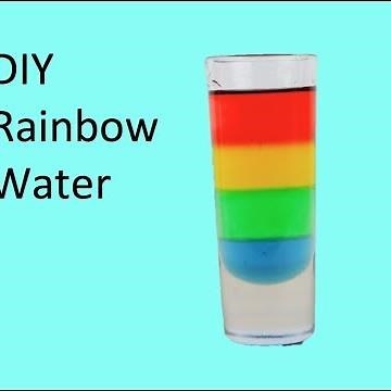 DIY Rainbow Water