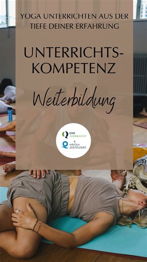 YOGA VEDA Ausbildungen Luzern on Instagram: "Ein Muss für jede:n Yogalehrer:in, wenn du in deiner Kompetenz wachsen möchtest. Die 20h Kompaktausbildung – Unterrichtskompetenz unterstützt dich dabei, deine Lehrpraxis gezielt weiterzuentwickeln und dein methodisch-didaktisches Repertoire zu erweitern. Inhalte: – Microteaching & Feedback – Reflexion der eigenen Unterrichtspraxis – Kollegiale Beratung & Inspiration – Austausch mit erfahrenen Yogalehrer:innen 🗓️ Nächste Kursdaten: 15. Februar 2026 0